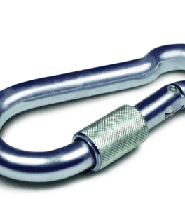 Llavero mosquetón bombero con seguro 9x90mm